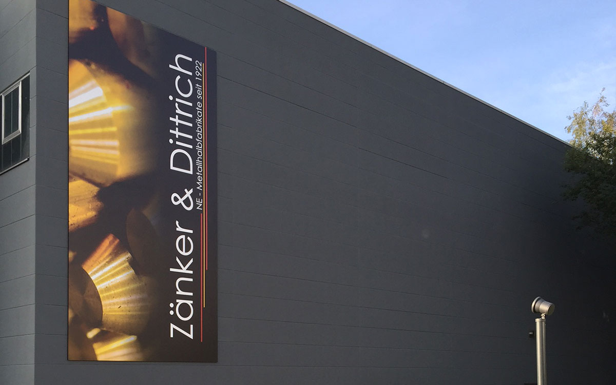 Über Zänker & Dittrich – NE Metallhalbfabrikate seit 1922 Über Zänker & Dittrich - NE Metallhalbfabrikate seit 1922